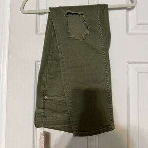 Free People Moss Green Pants